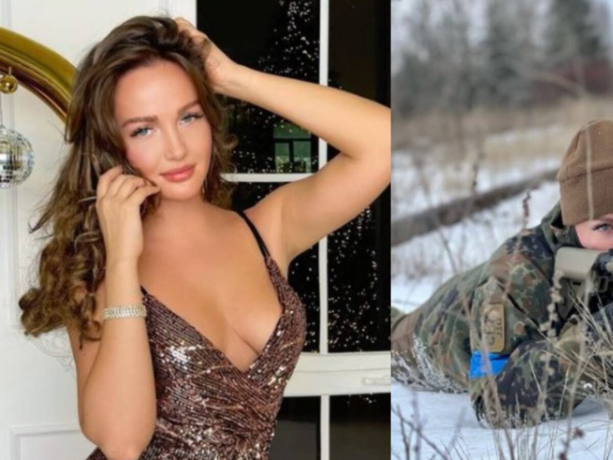 Miss Ucrania se alistó en el ejército para enfrentar la invasión rusa