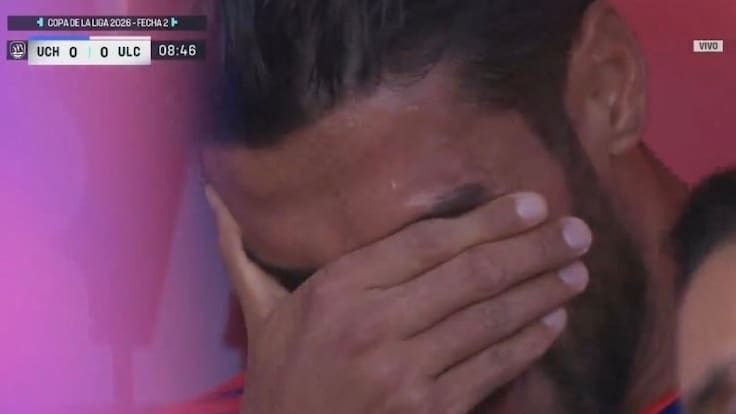 Lucero rompe en llanto tras salir lesionado por segunda vez en la U