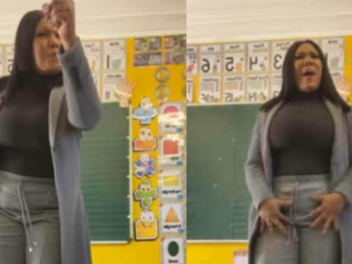 Profesora en África se vuelve viral por enseñar a niños a prevenir el abuso infantil