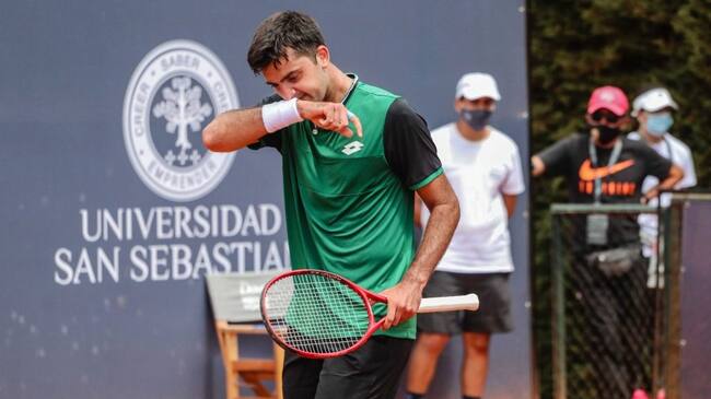 17 de Febrero de 2021 / CONCEPCION
Federico Coria a derrota a Tomas Barrios en ATP Challenger de Concepcion, durante el estado de catastrofe de la pandemia covid-19
FOTO: RODRIGO GAJARDO / AGENCIAUNO