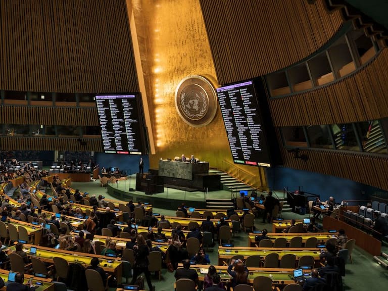 La votación contra Rusia en la Asamblea de las Naciones Unidas