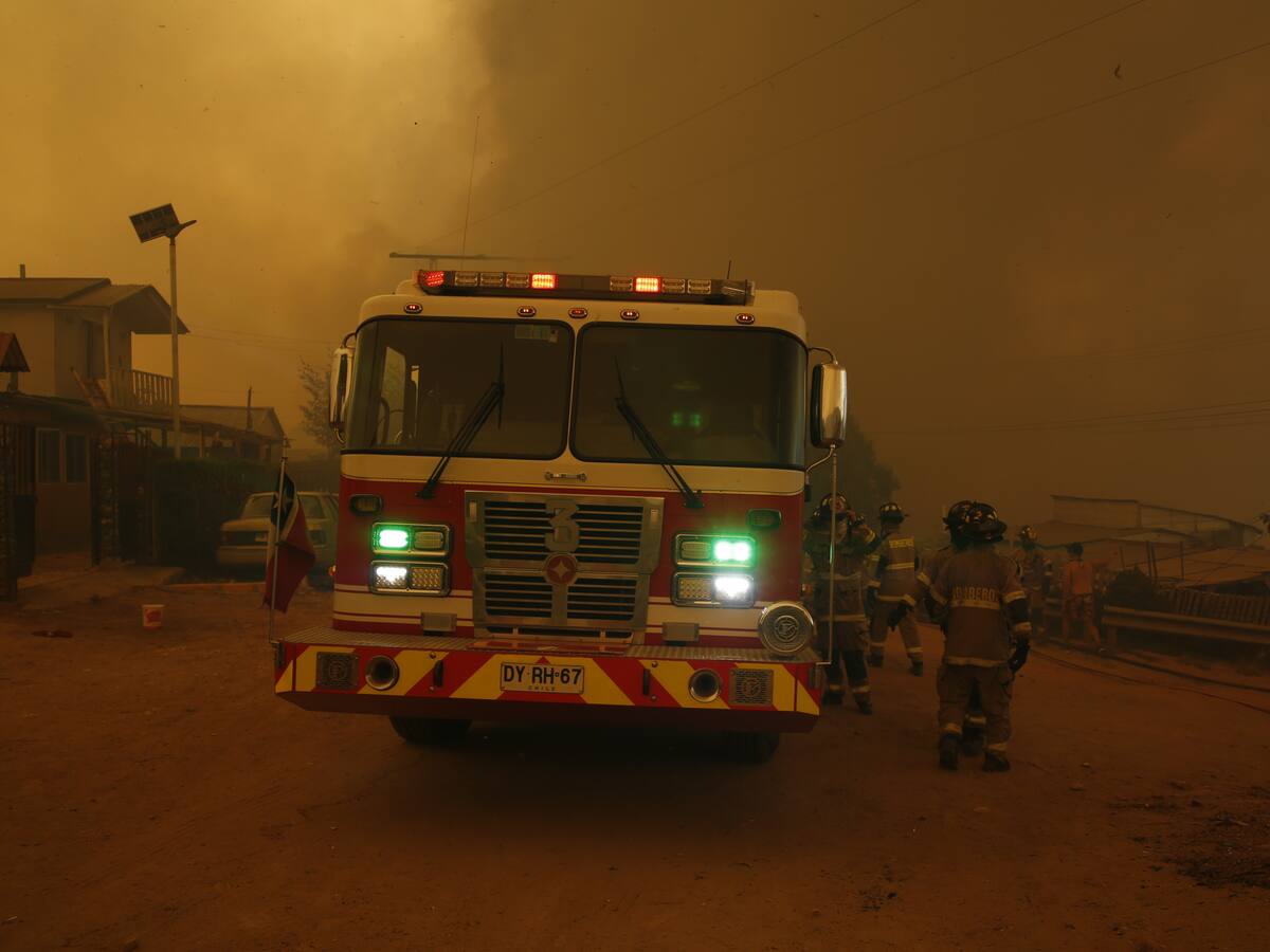 Solicitan evacuar sectores de Purén por rápido avance de incendio forestal