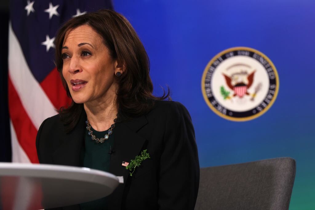 La vicepresidenta estadounidense Kamala Harris