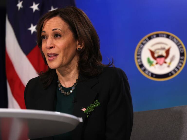 La vicepresidenta estadounidense Kamala Harris