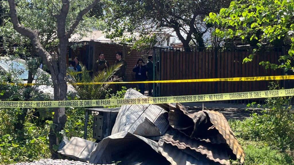 Incendio en Lo Espejo - foto ADN