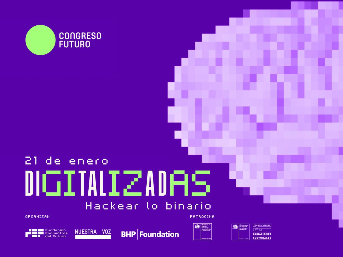 Hackear lo binario: Congreso Futuro tendrá un día exclusivo para impulsar la equidad de género