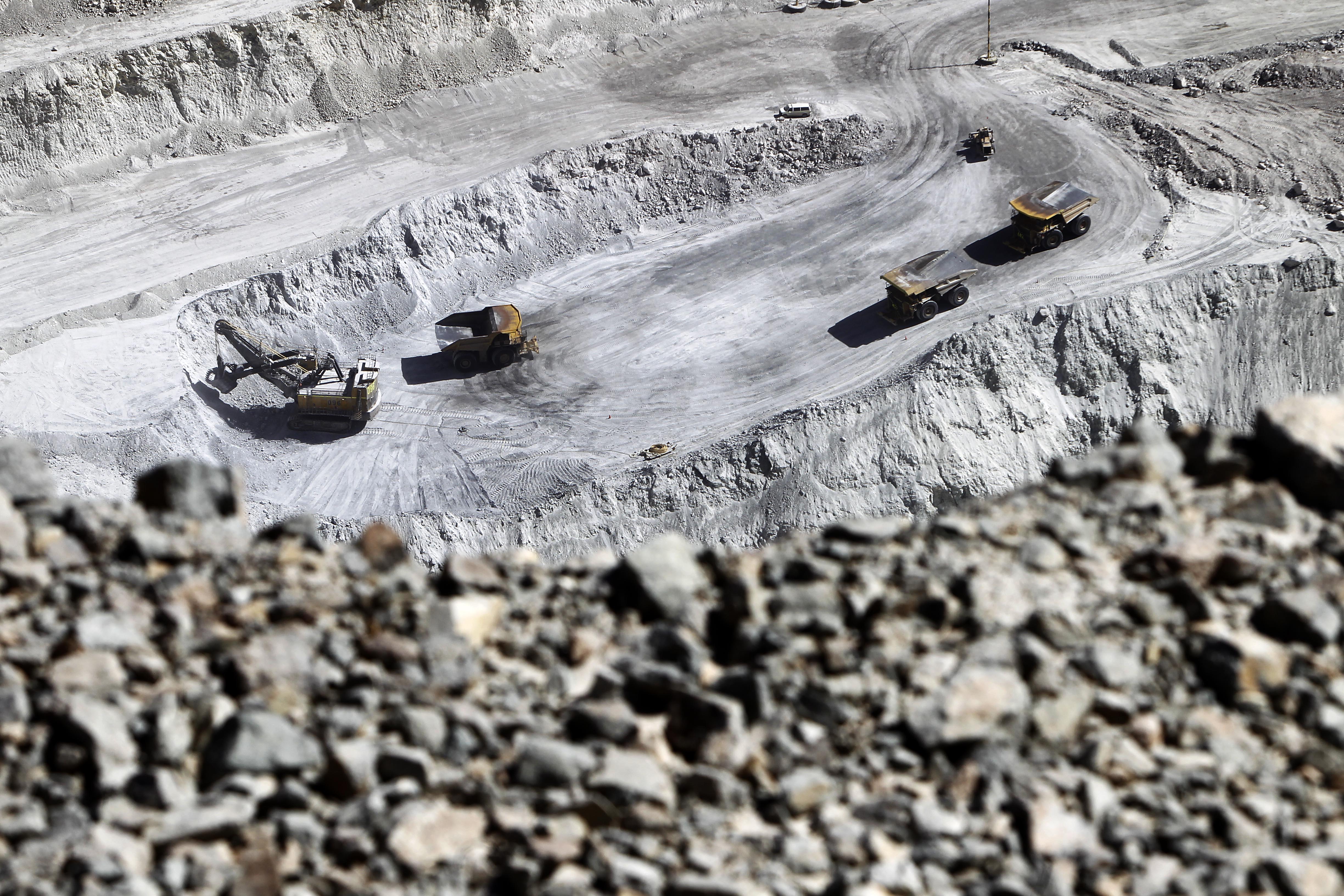 18 de Mayo de 2015/CALAMA
Vista de la Mina Chuquicamata, durante la visita de lapresidenta de la Republica, en cual realizo un saludo radial a trabajadores del dicho lugar.
FOTO:CRISTOBAL ESCOBAR/AGENCIAUNO