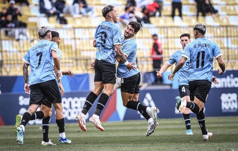 Santiago 2023: Uruguay debuta con triunfo en el fútbol masculino