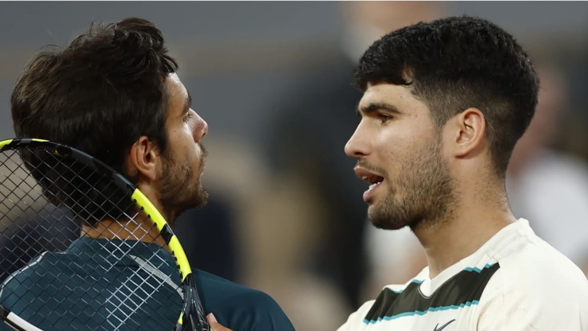 Lorenzo Musetti tras caer en las semifinales de Roland Garros: “Alcaraz es el desafío más grande que hay en el tenis”