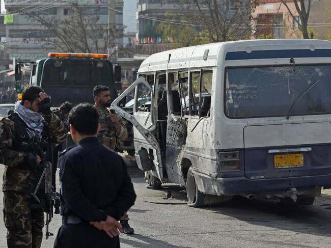 Un bus sufrió un atentado en la capital de Afganistán