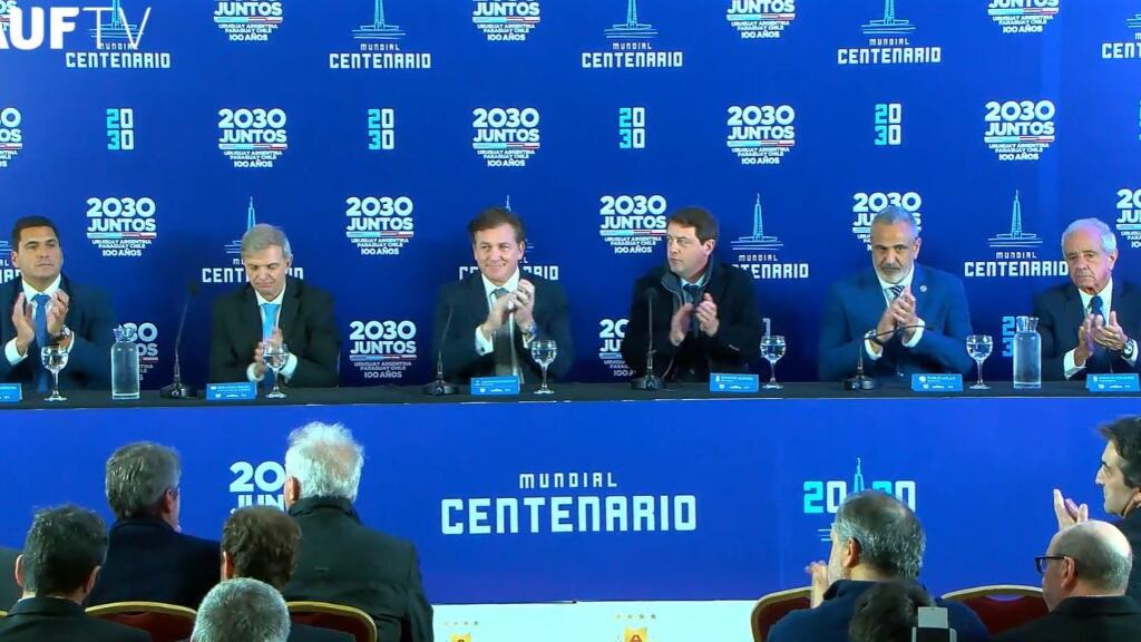 Chile, Uruguay, Argentina y Paraguay oficializan candidatura al Mundial 2030: "Tenemos sobrados motivos para creer que hoy nos toca"