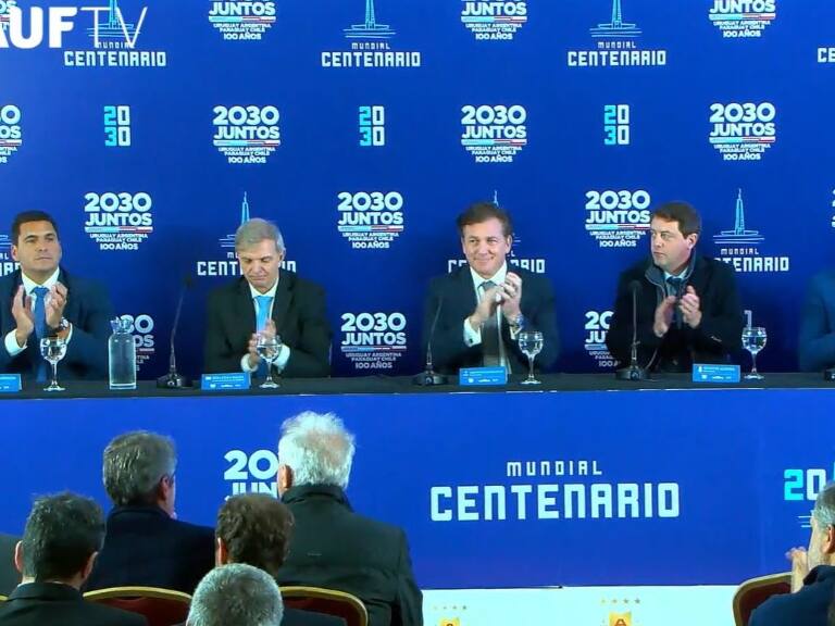 Chile, Uruguay, Argentina y Paraguay oficializan candidatura al Mundial 2030: "Tenemos sobrados motivos para creer que hoy nos toca"