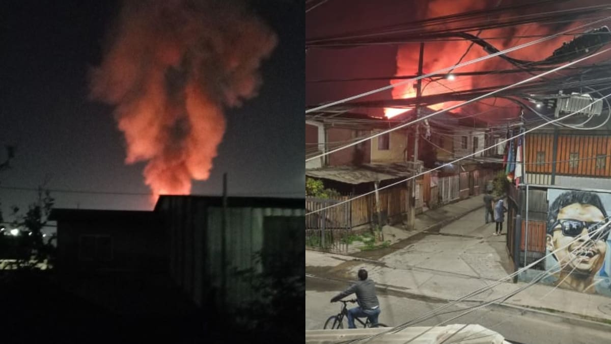 Hombre con movilidad reducida muere en medio de fatal incendio en Maipú: seis casas fueron consumidas