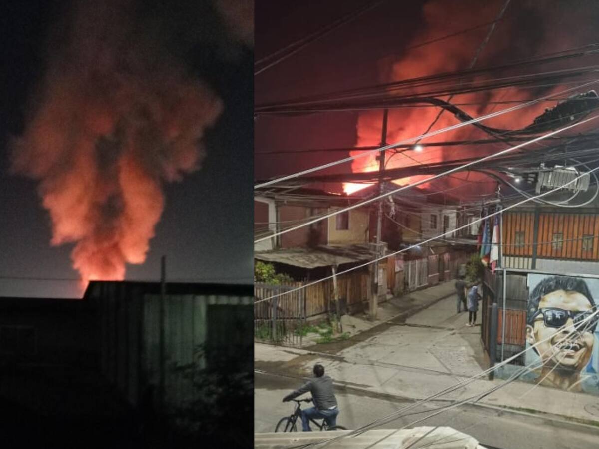 Hombre con movilidad reducida muere en medio de fatal incendio en Maipú: seis casas fueron consumidas