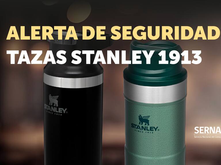 SERNAC emite alerta por riesgo de quemaduras en tazas Stanley: 65 mil unidades afectadas