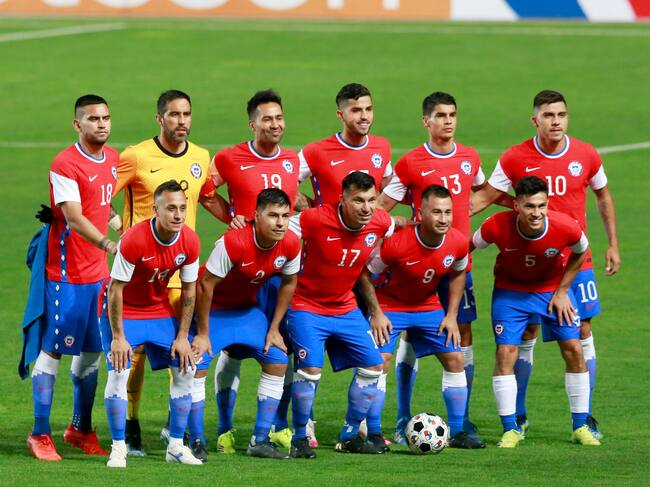 26 de Marzo del 2021/RANCAGUAFormacin de la seleccin Chilena, durante el partido amistoso, entre las selecciones de Chile vs Bolivia, disputado en el Estadio El Teniente de Rancagua
FOTO:JAVIER VALDES LARRONDO/AGENCIAUNO