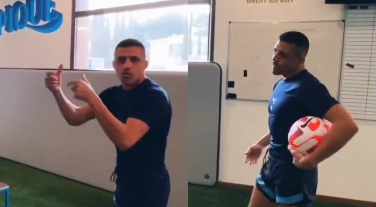 Increíble competitividad: Alexis Sánchez se roba las miradas en juego donde desafía a compañero en el Marsella