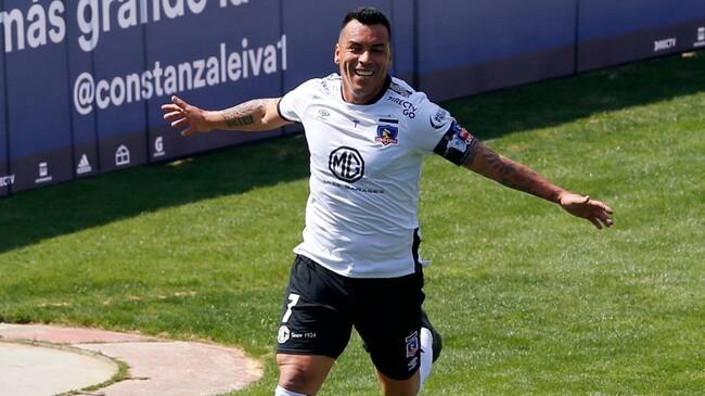 6 de Septiembre del 2020/SantiagoEsteban Paredes(c) celebra su primer gol y el 1 a 0 de coló coló ,durante el partido valido por la Novena fecha del Campeonato Nacional AFP PlanVital 2020, entre Universidad de Chile vs Colo Colo, disputado en el Estadio Nacional.
FOTO:FRANCISCO LONGA/AGENCIAUNO