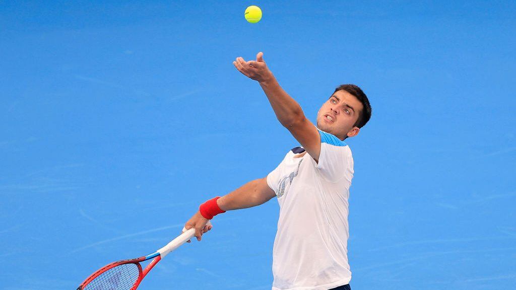 Tomás Barrios venció en su debut jugando la clasificación del Abierto de Australia