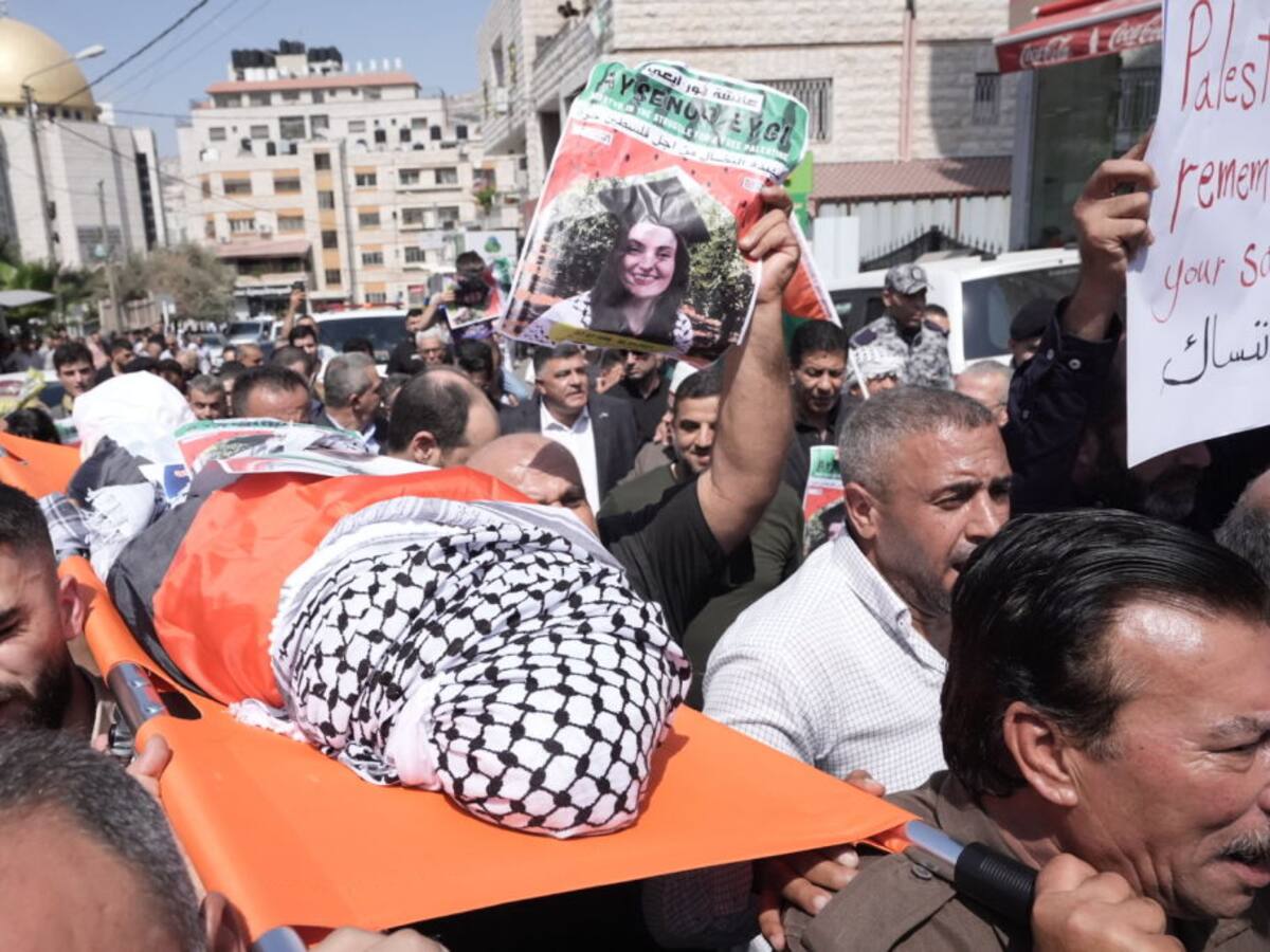 Israel reconoce que dieron muerte a la joven activista estadounidense en Cisjordania
