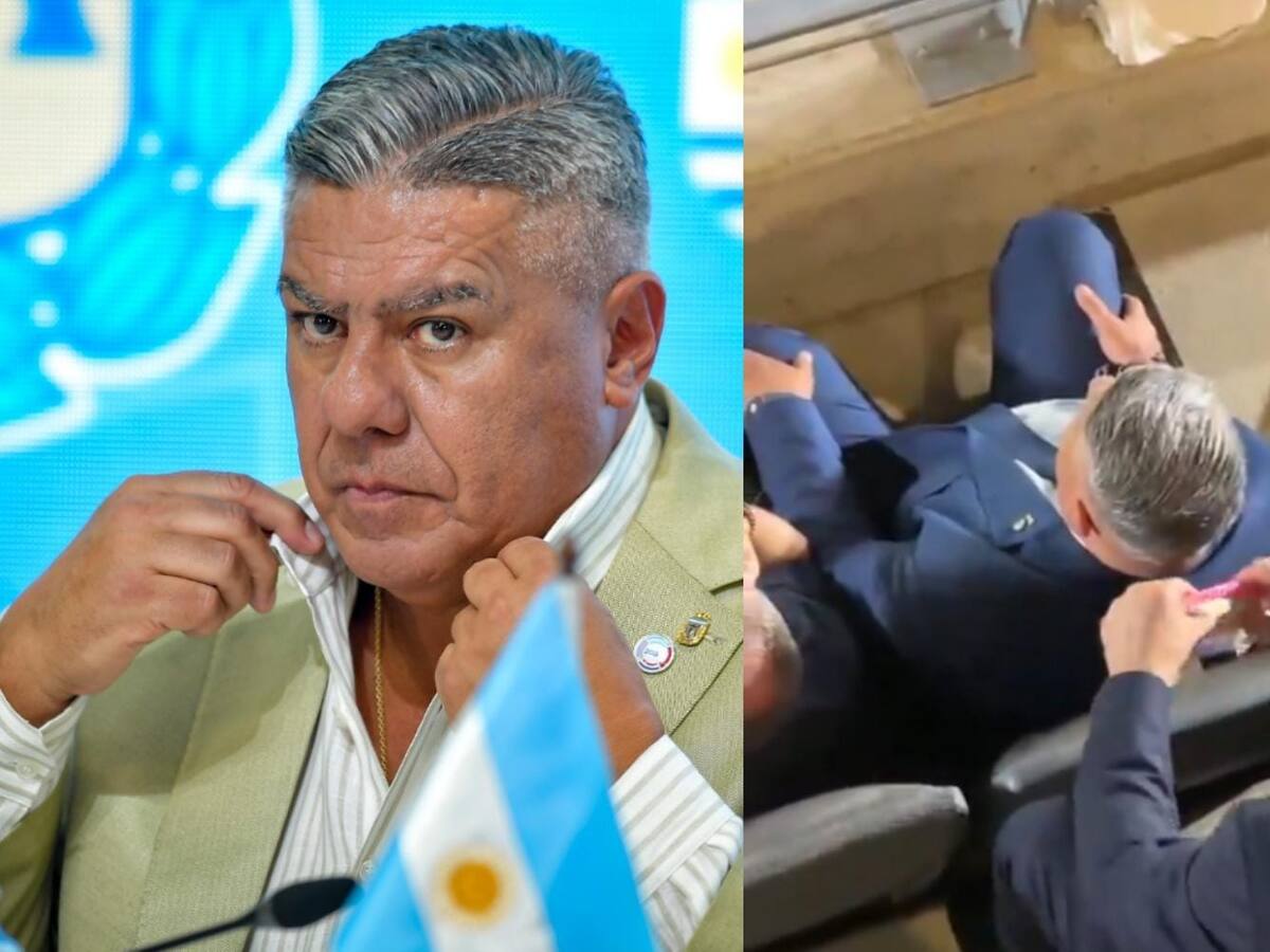 El video de “Chiqui” Tapia con su asistente que causa revuelo en redes: ocurrió durante el duelo Argentina-Canadá