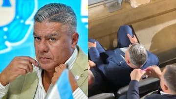 El video de “Chiqui” Tapia con su asistente que causa revuelo en redes: ocurrió durante el duelo Argentina-Canadá
