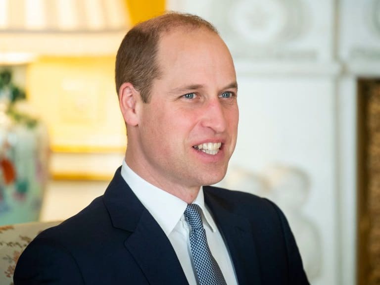 LONDON, ENGLAND - JANUARY 20: Prince William, Duke of Cambridge speaks during an audience at Buckingham Palace on January 20, 2020 in London, England. (Photo by Victoria Jones - WPA Pool/Getty Images)