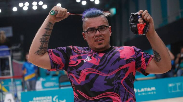 jaime aránguiz - medalla de oro - bádminton - Juegos Parapanamericanos Santiago 2023