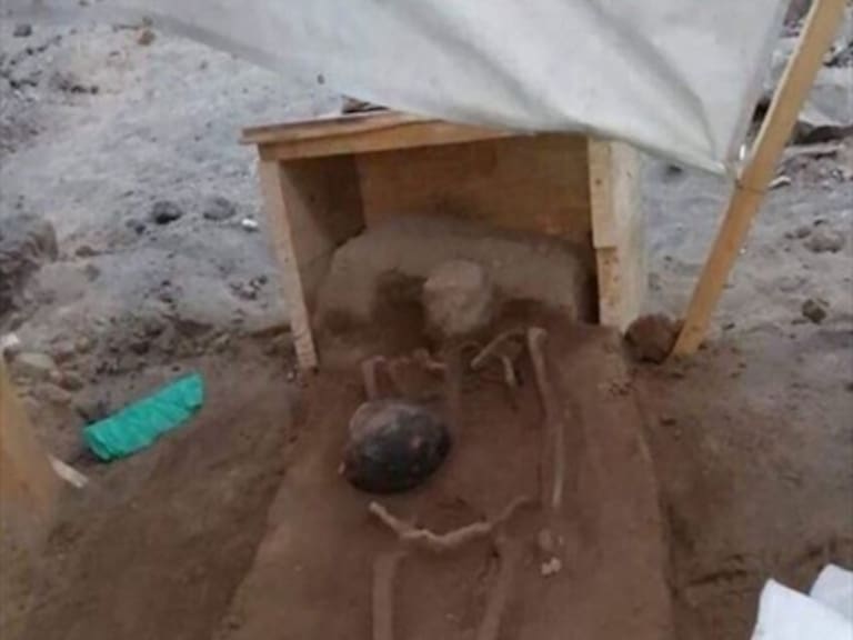 Encontraron osamenta humana en construcción de futura estación de Metro en Quilicura