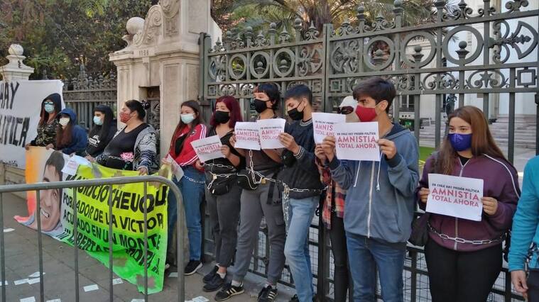 Protesta secundarios ex Congreso