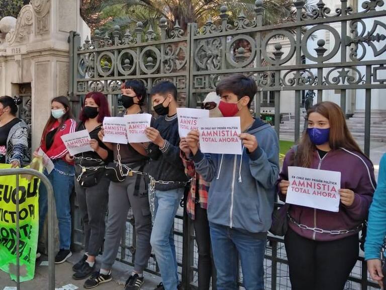 Protesta secundarios ex Congreso