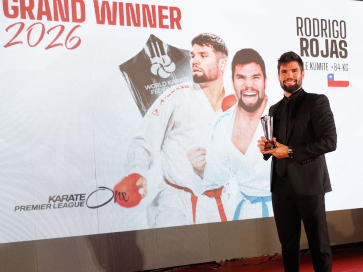 Rodrigo Rojas hace historia para el karate chileno y alcanza el número 1 del ranking mundial