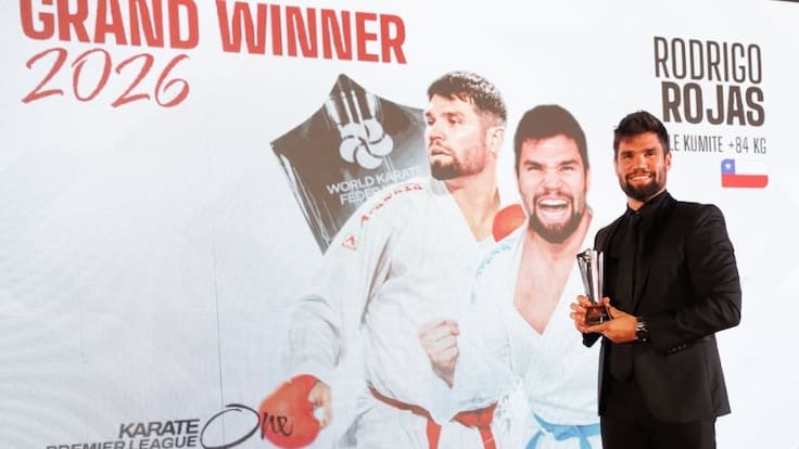 Rodrigo Rojas hace historia para el karate chileno y alcanza el número 1 del ranking mundial