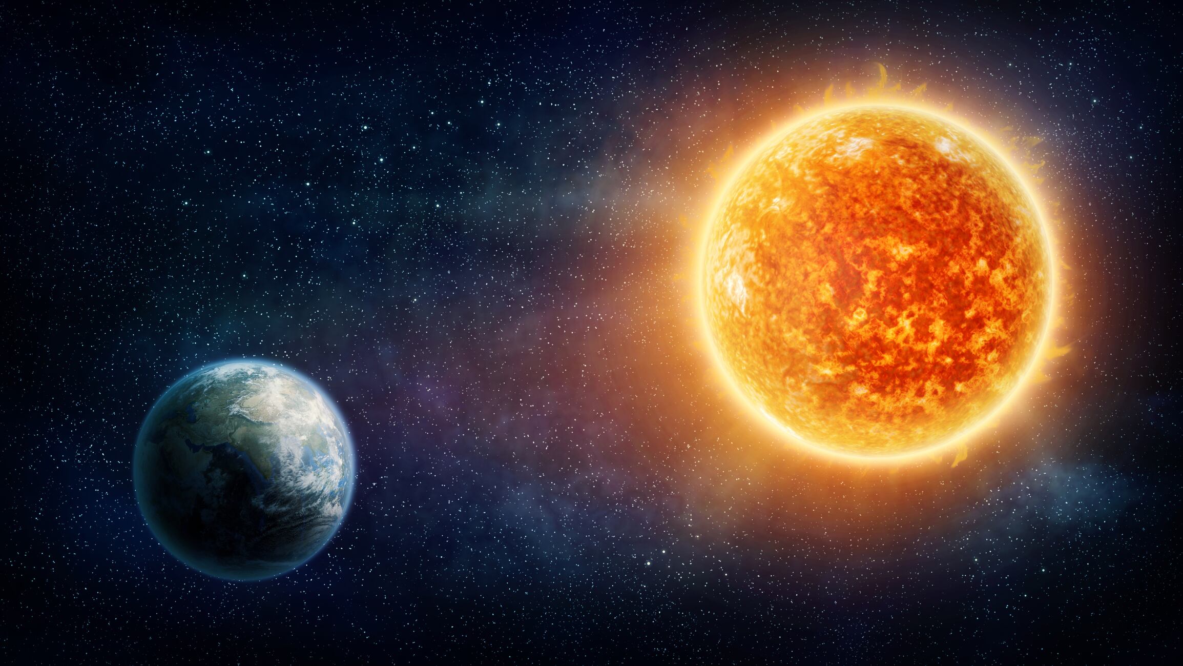 La Tierra y el Sol
