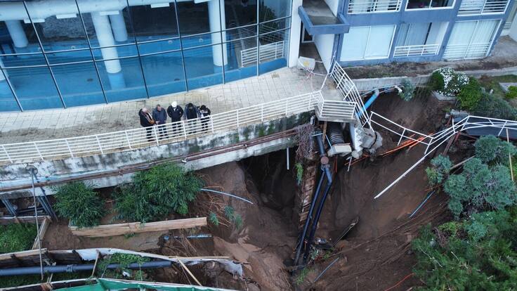 Declaran inhabitable en su totalidad edificio Euromarina II tras socavón en Reñaca