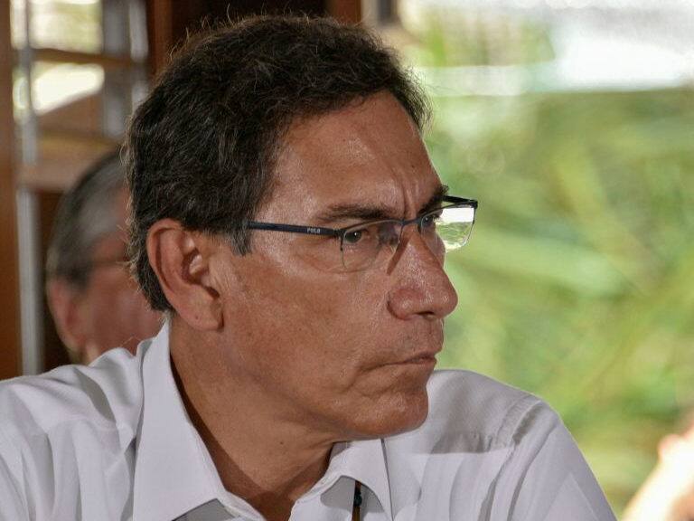 LETICIA, COLOMBIA - SEPTEMBER 06: President of Peru Martin Vizcarra attends the inauguration of the Summit of Presidents for the Amazon on September 06, 2019 in Leticia, Colombia. Summit involves all the South American countries that share the Amazon Rainforest (Brazil, Peru, Colombia, Venezuela, Ecuador, Bolivia, Guyana and Suriname). It had been called by Brazilian President Jair Bolsonaro, who later confirmed his absence due to medial reasons. The main goal is to address the devastating fires that have affected large swaths of the area. At the Presidential Summit for the Amazon, the presidents will sign the “Leticia Pact for the Amazon” that will contain concrete actions and an itinerary of activities for the Amazonian countries of the region and the international community to protect the largest tropical rainforest in the world, essential for climate balance. The Amazon is burning at a record rate due to intentional fires, mostly set illegally by people who are clearing the forest to raise cattle and crops. (Photo by Guillermo Legaria/Getty Images)