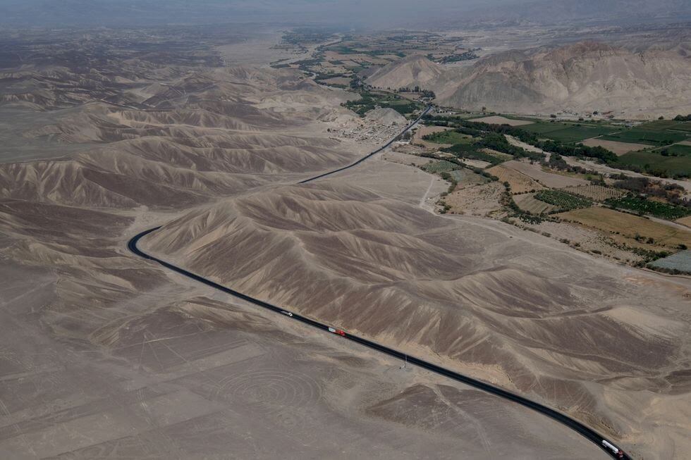 Imagen de la ruta que une los municipios de Nazca y Puquio