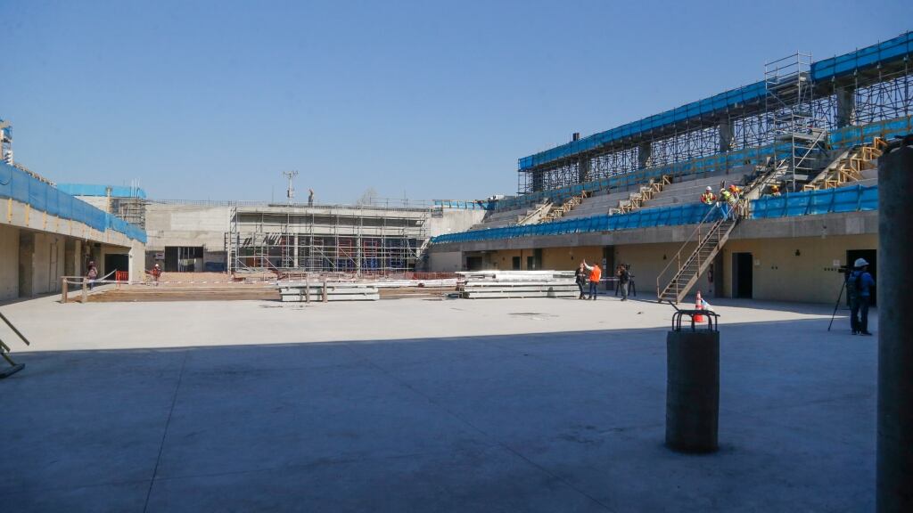 Centro de los Deportes de Contacto presenta 50% de avance de cara a Santiago 2023