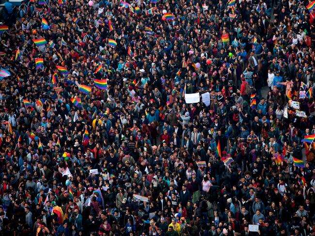 Pride Parade Santiago 2018. Foto: Getty Images