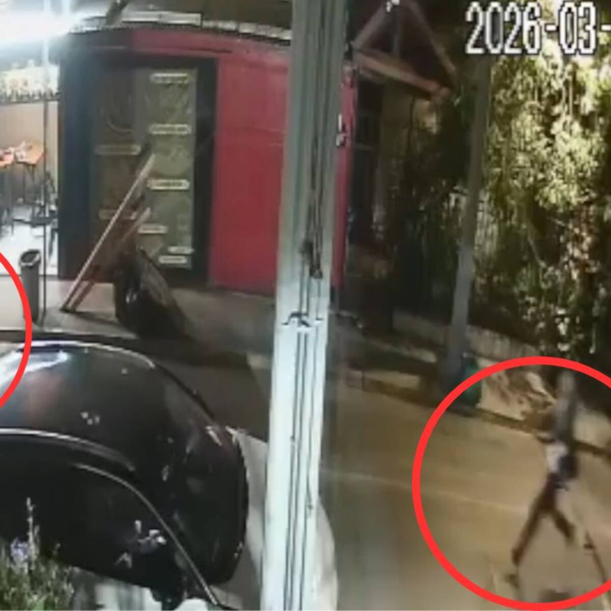 Video muestra momento exacto en que PDI balea a dos delincuentes tras intento de robo en Estación Central