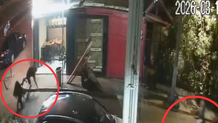 Video muestra momento exacto en que PDI balea a dos delincuentes tras intento de robo en Estación Central