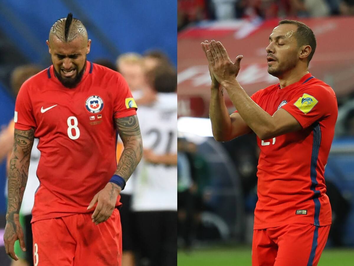 Arturo Vidal recuerda el error de Marcelo Díaz en la Confederaciones: «Esa Copa tuvo que ser nuestra»