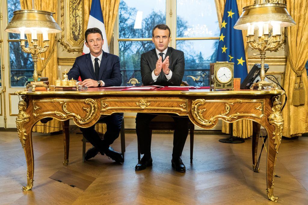 Benjamin Griveaux & Emmanuel Macron