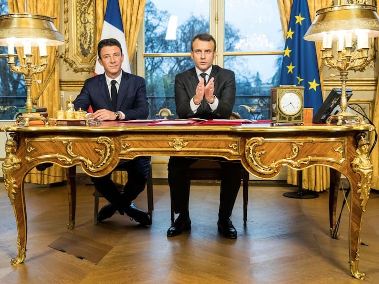 Benjamin Griveaux & Emmanuel Macron