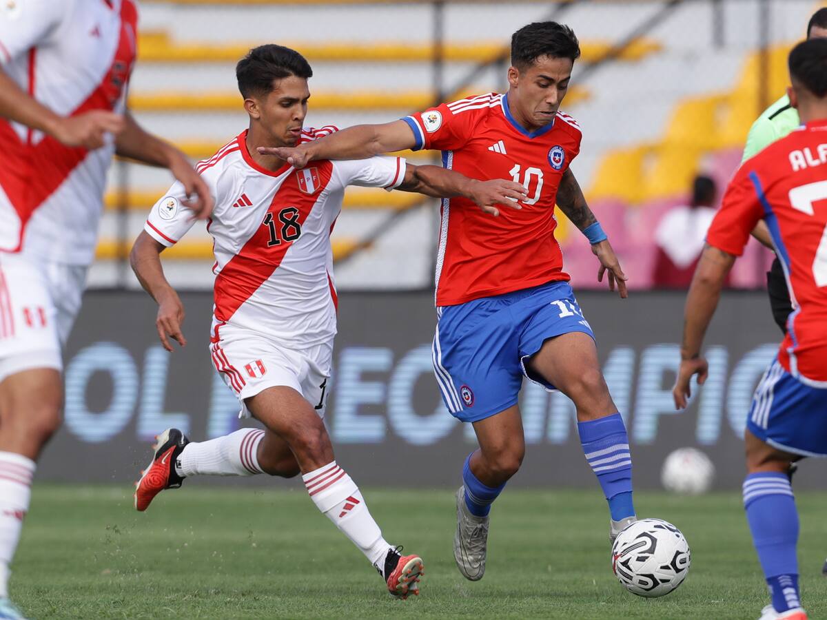 Perú aprovechó el error de Chile en defensa y lo terminó derrotando por el Preolímpico 2024