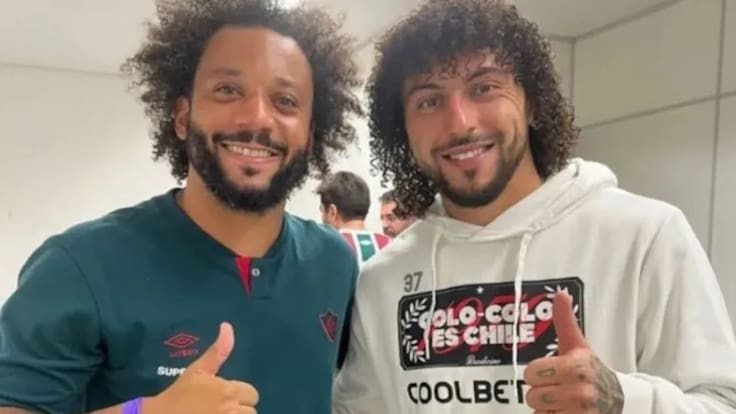 Marcelo sorprende a los hinchas de Colo Colo y le deja este mensaje a Maximiliano Falcón