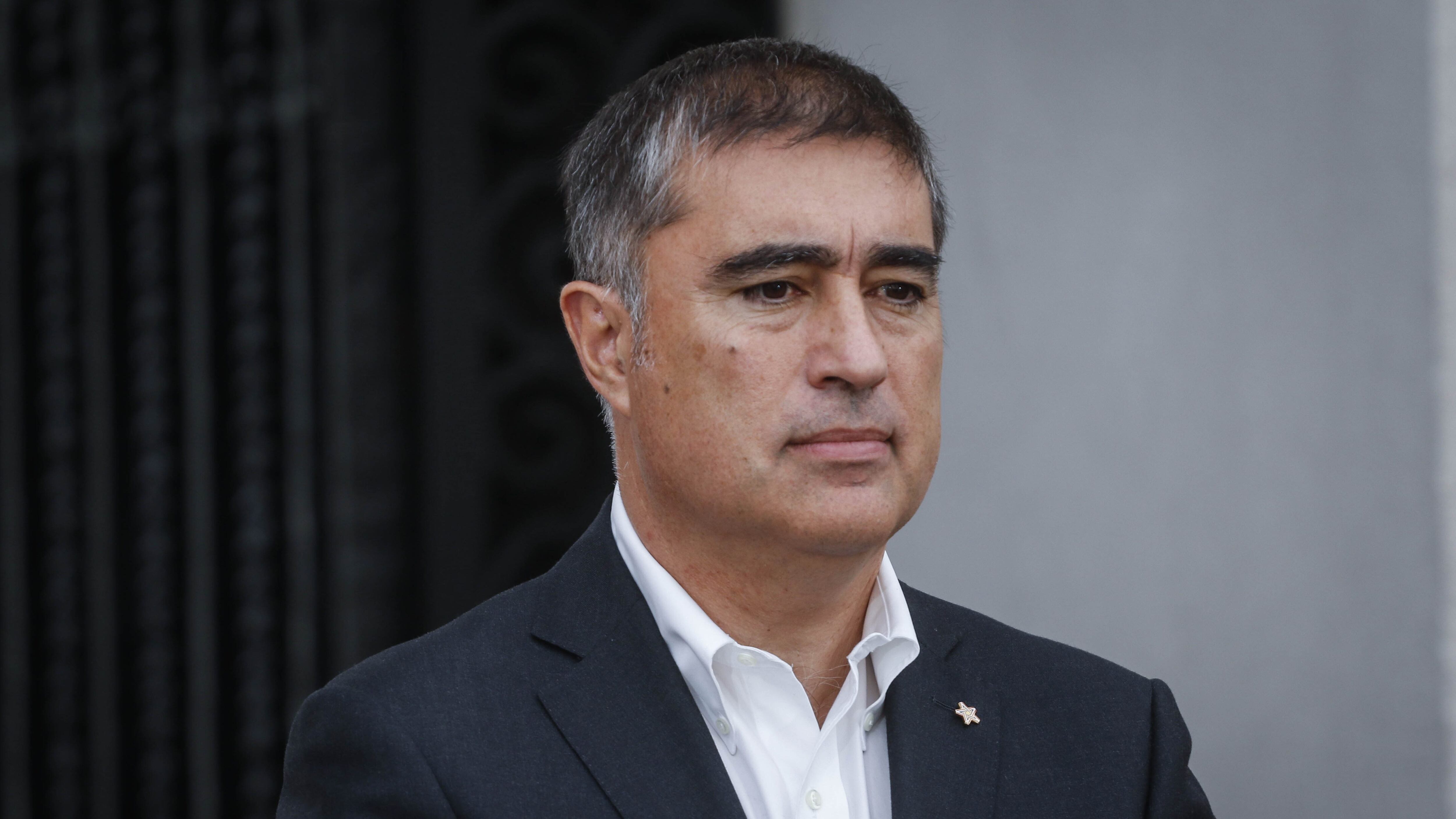 18 de marzo del 2020/SANTIAGOMario Desbordes, presidente de Renovacion Nacional, participa del punto de prensa, tras la finalización de la reunión con el Presidente de la Republica, en el Palacio de la Moneda.
FOTO: SEBASTIAN BELTRAN GAETE/AGENCIAUNO