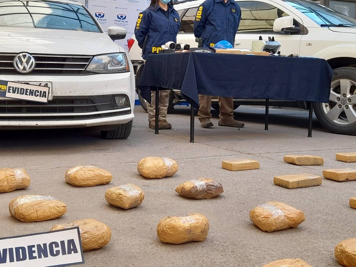 PDI de O’Higgins incautó más de 80 kilos de droga