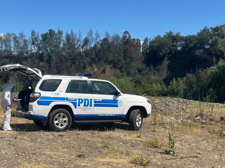 Encuentran los restos de un cuerpo descuartizado y calcinado en Pelarco
