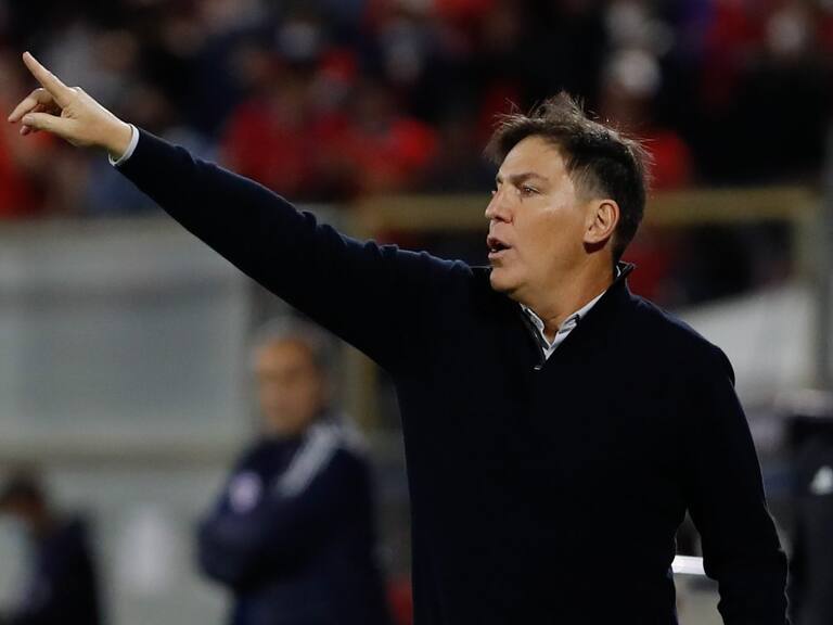 10 de Octubre del 2021/SANTIAGOEl Director Tecnico de la Selección de Paraguay Eduardo Berizzo() ,durante el partido valido por la Quinta fecha de las Clasificatorias al Mundial de Qatar 2022, entre las selecciones de Chile vs Paraguay, disputado en el estadio San Carlos de Apoquindo.
FOTO:FRANCISCO LONGA/AGENCIAUNO